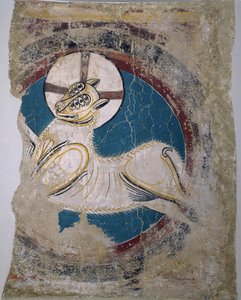 Apokalyptisk lamm från Sant Climent de Taüll av Master of Tahull
