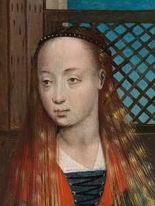 Detalj av St Nicholas välgörenhet, från St. Nicholas altartavla, c.1486-93 (olja på panel)