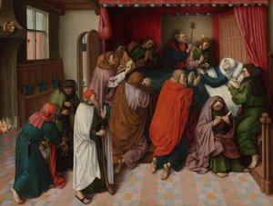 Jungfruns död Marys dödsbädd av Master of the Amsterdam Death of