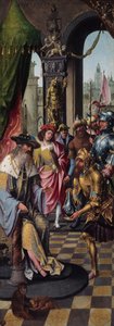 Kung David tar emot cisternvattnet i Betlehem, 151520.