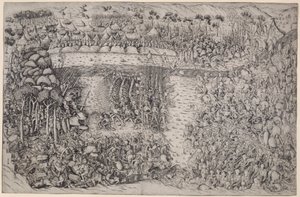 Slaget vid Fornovo av Master of the Battle of Fornovo