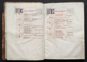 The Gotha Missal: Fol. 10r, Text , c. 1375. av Master of the Boqueteaux