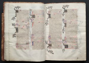 The Gotha Missal: Fol. 13r, Text , c. 1375.