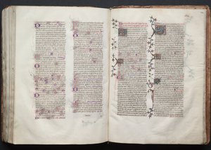 The Gotha Missal: Fol. 144r, Text, ca. 1375. av Master of the Boqueteaux