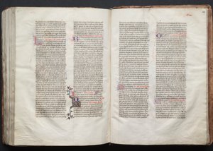 The Gotha Missal: Fol. 148r, Text, ca. 1375. av Master of the Boqueteaux