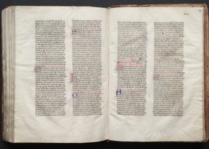 The Gotha Missal: Fol. 149r, Text, ca. 1375. av Master of the Boqueteaux