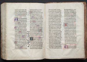 The Gotha Missal: Fol. 162r, Text, ca. 1375. av Master of the Boqueteaux