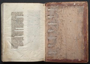 The Gotha Missal: Fol. 164v, Text, ca. 1375. av Master of the Boqueteaux