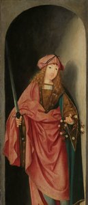 Saint Valerianus, vänstra flygeln på en triptyk av Master of the Brunswick Diptych (attributed to)