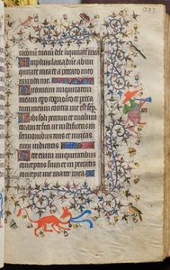 Timmar av Karl den ädle, kung av Navarra (1361-1425): fol. 112r, Text av Master of the Brussels Initials and Associates