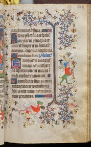 Timmar av Karl den ädle, kung av Navarra (1361-1425): fol. 162r, Text av Master of the Brussels Initials and Associates