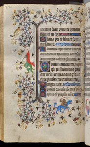 Timmar av Karl den ädle, kung av Navarra (1361-1425): fol. 171v, Text av Master of the Brussels Initials and Associates
