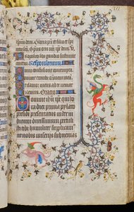 Timmar av Karl den ädle, kung av Navarra (1361-1425): fol. 172r, Text av Master of the Brussels Initials and Associates