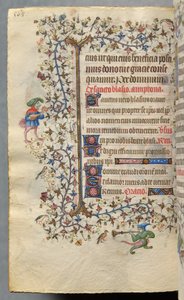 Timmar av Karl den ädle, kung av Navarra (1361-1425): fol. 278v, Text av Master of the Brussels Initials and Associates