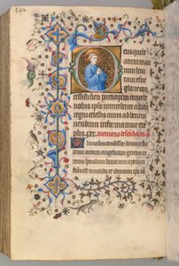 Timmar av Karl den ädle, kung av Navarra (1361-1425): fol. 291v, Text av Master of the Brussels Initials and Associates