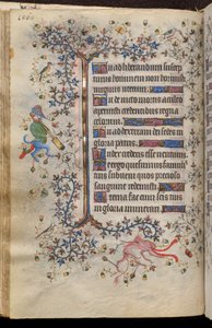 Timmar av Karl den ädle, kung av Navarra (1361-1425): fol. 53v, Text av Master of the Brussels Initials and Associates