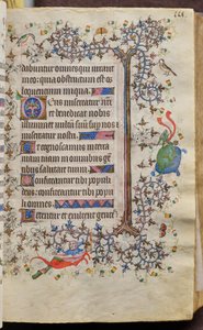 Timmar av Karl den ädle, kung av Navarra (1361-1425): fol. 58r, Text av Master of the Brussels Initials and Associates