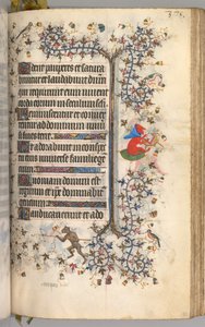 Timmar för Karl den ädle, kung av Navarra 1361-1425: fol. 183r, Text, ca. 1405.