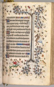 Timmar för Karl den ädle, kung av Navarra 1361-1425: fol. 188r, Text, ca. 1405. av Master of the Brussels Initials and Associates