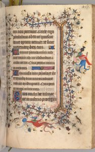 Timmar för Karl den ädle, kung av Navarra 1361-1425: fol. 227r, Text, ca. 1405. av Master of the Brussels Initials and Associates