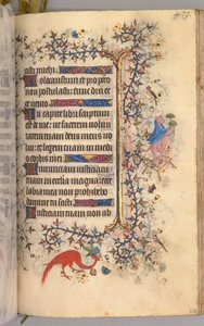Timmar för Karl den ädle, kung av Navarra 1361-1425: fol. 231r, Text, ca. 1405. av Master of the Brussels Initials and Associates