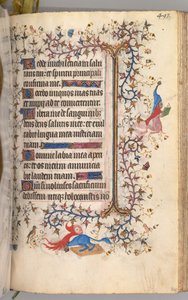 Timmar för Karl den ädle, kung av Navarra 1361-1425: fol. 241r, Text, ca. 1405. av Master of the Brussels Initials and Associates