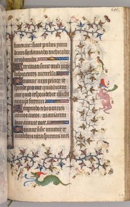 Timmar för Karl den ädle, kung av Navarra 1361-1425: fol. 247r, Text, ca. 1405. av Master of the Brussels Initials and Associates
