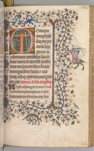 Timmar för Karl den ädle, kung av Navarra 1361-1425: fol. 262r, Passionsinstrument, ca. 1 av Master of the Brussels Initials and Associates