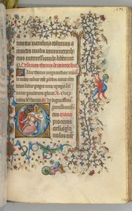 Timmar för Karl den ädle, kung av Navarra 1361-1425, fol. 282r, St Thomas à Becket, ca. 1405. av Master of the Brussels Initials and Associates
