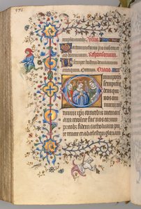 Timmar för Karl den ädle, kung av Navarra 1361-1425, fol. 283v, Martyrer: Oidentifierad helgon..., av Master of the Brussels Initials and Associates
