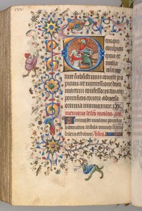 Timmar för Karl den ädle, kung av Navarra 1361-1425, fol. 285v, St. Martin, ca. 1405.