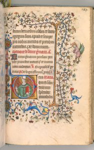 Timmar för Karl den ädle, kung av Navarra 1361-1425, fol. 289r, St. Germain, ca. 1405. av Master of the Brussels Initials and Associates
