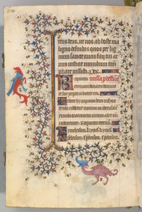 Timmar för Karl den ädle, kung av Navarra 1361-1425, fol. 321v, Dödsbyst, ca. 1405. av Master of the Brussels Initials and Associates