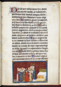 Cotton Tiberius B. VIII f.70r Baroner som upprätthåller drottningens krona, från 