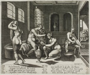 En vit fågel berättar för Venus om Amors sjukdom