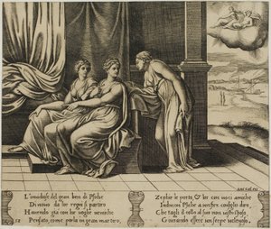 Psyches systrar ... övertalar henne att en orm sover med henne av Master of the Die