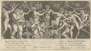 Mirror of Roman Magnificence: Sacrifice to Priapus, 1500-talet., 1500-talet. av Master of the Die