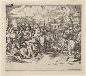Scipios seger över Syphax av Master of the Die