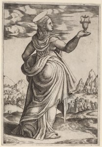 Magdalena av Master of the Die after Follower of Raphael