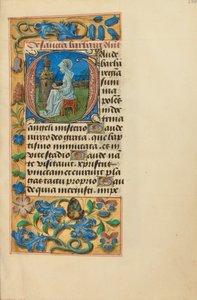 Ursprunglig G: Saint Barbara av Master of the Dresden Prayer Book