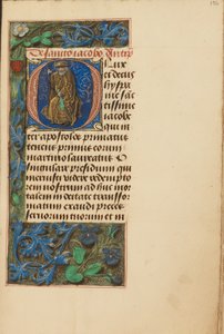 Inledande O: Sankt Jakob den store av Master of the Dresden Prayer Book