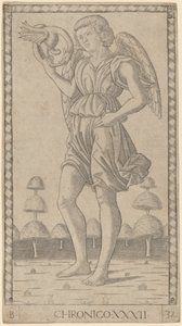 Krönika (tidens geni) av Master of the E Series Tarocchi