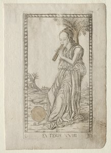 Euterpe (musik, lyrisk poesi) (från Tarocchi-serien D: Apollo and the Muses, #18) av Master of the E Series Tarocchi