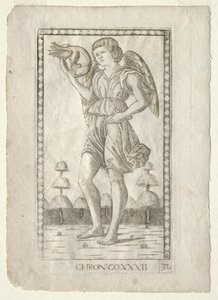 Genius of Time (från Tarocchi, serie B: Cosmic Principles and Virtues, #32) av Master of the E Series Tarocchi