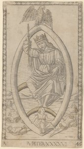 Jupiter (Jupiter) av Master of the E Series Tarocchi