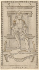 Marte (mars) av Master of the E Series Tarocchi