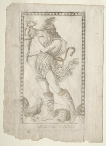 Mercury (från Tarocchi, serie A: Firmaments of the Universe, #42) av Master of the E Series Tarocchi