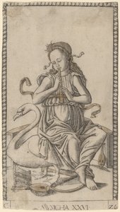 Musica (musik) av Master of the E Series Tarocchi