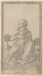Talia (Thalia) av Master of the E Series Tarocchi