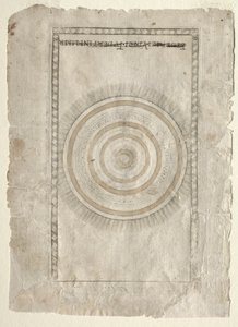 The Empyrean Sphere från Tarocchi, serie A..., före 1467. av Master of the E Series Tarocchi